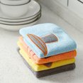 thumbnail image 3 of Microfibre Dish Bowl Pan Glass Cloths Washing Towel Cartoon pattern kitchen wiping rags Pattern Kitchen Cleaning Wiping Rags, 3 of 7