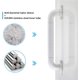 thumbnail image 4 of Antideslizante Acero Inoxidable Asas Antideslizantes para Bañera Asa de Seguridad para Personas Mayores para Baño Ø 35mm Asa de Pared para Niños Asas de Ducha brillar Electrónica, 4 of 5