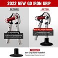 thumbnail image 3 of Fortalecedor de agarre GD IRON GRIP ajustable de 25 a 80 kg, 3 of 7
