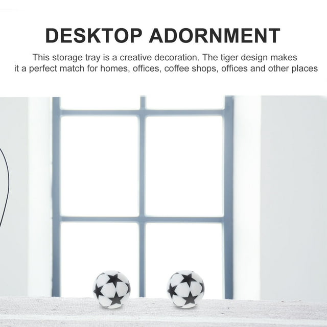 WHAMVOX 8 Pcs Ballon de Football de Bureau Blanc en Plastique pour Centre Commercial
