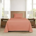 thumbnail image 3 of Mainstays Super Soft Brushed Microfiber Bed Sheet Set, Clay Terracotta Dream, Twin-XL, 3 Piece, 3 of 13