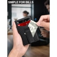 thumbnail image 4 of Billetera ZALVEX de piel delgada con bloqueo RFID para 12 a 15 tarjetas para hombre, 4 of 7