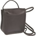 thumbnail image 3 of Le Donne Leather Flap Over Mini Crossbody Bag H-62A, 3 of 4