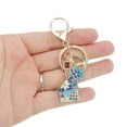 thumbnail image 4 of Unique Bargains 1 Pc Handbag Charms Keychains Mushroom House Bag Accessories Blue, 4 of 5