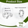 thumbnail image 2 of Split Lock Washer, Spring Lock Washer Stainless Steel Lock Washers Assortment Kit for Screws Bolt 3  100, 2 of 8