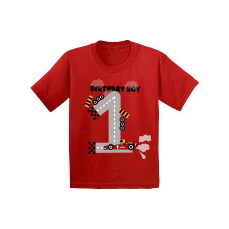 Awkward Styles Awkward Styles Birthday Boy Race Car Infant Shirt Birthday Gifts For 1 Year Old Baby Boy Race Car Birthday Party For Boys 1st Birthday Tshirt For Baby First Birthday