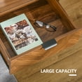thumbnail image 4 of HOMCOM Bedside Table, Nightstand for Bedroom, End Side Table, Walnut Brown, 4 of 10