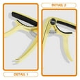 thumbnail image 3 of OULII 1Pcs Capo en Alliage d'Aluminium Doré pour Guitare Basse Électrique Acoustique Pratique Réglable, 3 of 8