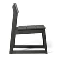 thumbnail image 5 of WestinTrends Paloma Modern HDPE Outdoor Armless Patio Dining Chairs (Set of 2), Gray, 5 of 15