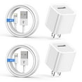 thumbnail image 1 of Cargador para iPhone esbeecables, paquete de 2, cable Lightning USB de 1,8 m, 1 of 9