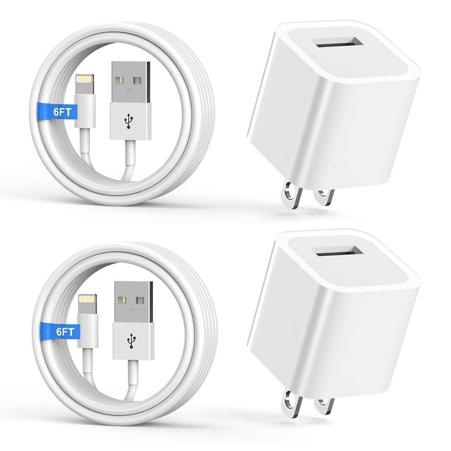 Cargador para iPhone esbeecables, paquete de 2, cable Lightning USB de 1,8 m