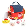 thumbnail image 3 of LeeQinersw Farm Animals Toys Baby Soft Toy Easy to Grab Portable Early Learning Toy Plushie 18x15x22cm, 3 of 9