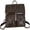 Brown, variant on Brown Retro Flap Leather Backpack, Men Women Outdoor Casual Travel Backpack, 1 Pc