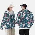 thumbnail image 6 of Xecao Lilies Flowers for Sun Shirt-A lightweight, hoodie-style long-sleeve UV protection garment designed for other outdoor activities., 6 of 9