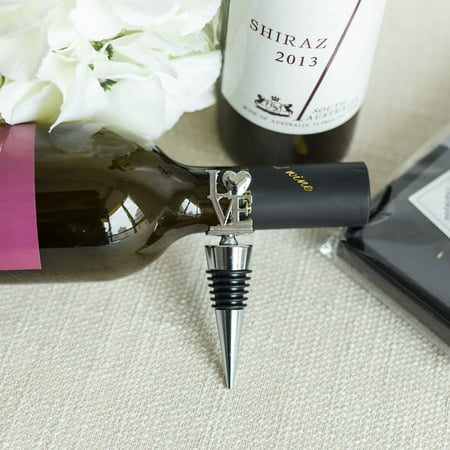 BalsaCircle Love Wine Bottle Stopper with Gift Box - Wedding Party Event Favors Gifts Accessories Decorations Wholesale Supplies