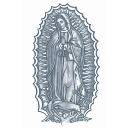 Tinsley Transfers Our Lady Prison Temporary Tattoo FX, Black (Best Black And White Tattoos)