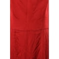 thumbnail image 3 of Fame And Partners Womens Red Off The Shoulder Satin Gown 14, 3 of 3