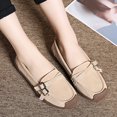 thumbnail image 7 of Sngxgn Women's Flat Shoes Comfortable Casual Ballet Shoes(Khaki,42), 7 of 7