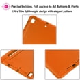 thumbnail image 6 of Kids Case for Apple iPad 10.2 Inch 2021/2020/2019, iPad 9th/8th/7th Generation Case with Rotating Handle/ Stand Lightweight Soft EVA Shockproof Rugged for iPad 10.2 Inch Tablet, Orange, 6 of 7