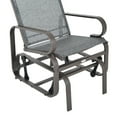 thumbnail image 6 of Patio Glider, Gray - 41.82 In. Tall, Breathable Mesh, Backyard Rocking Chair Ergonomic, Water , Glider, 6 of 6