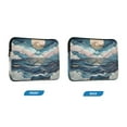 thumbnail image 7 of FORMRS 13-13.3 inch Laptop Sleeve Case Soft Carrying Quilted Computer Bag Cover, Rolling Waves, 7 of 7