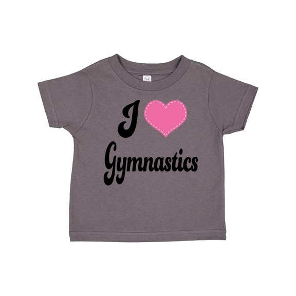 Inktastic I Love Gymnastics Girls Toddler T-Shirt