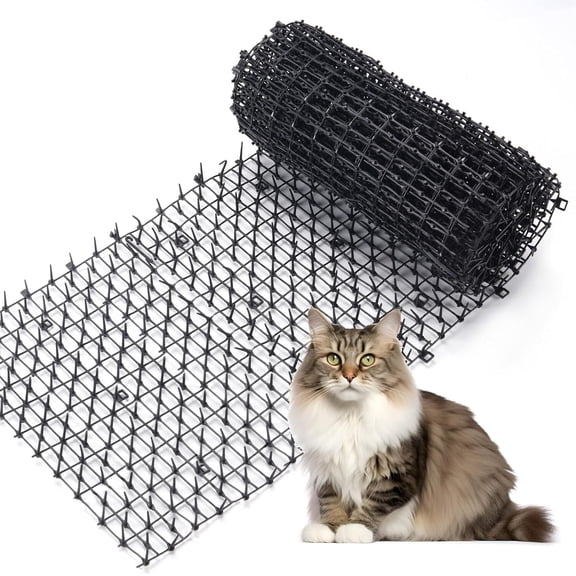 6.5ft Scat Mat for Cats with Spikes, Prickle Strips Network Digging Stopper Outdoor Spike Deterrent Mat Pet Training Pads, 78 inch x 11 inch