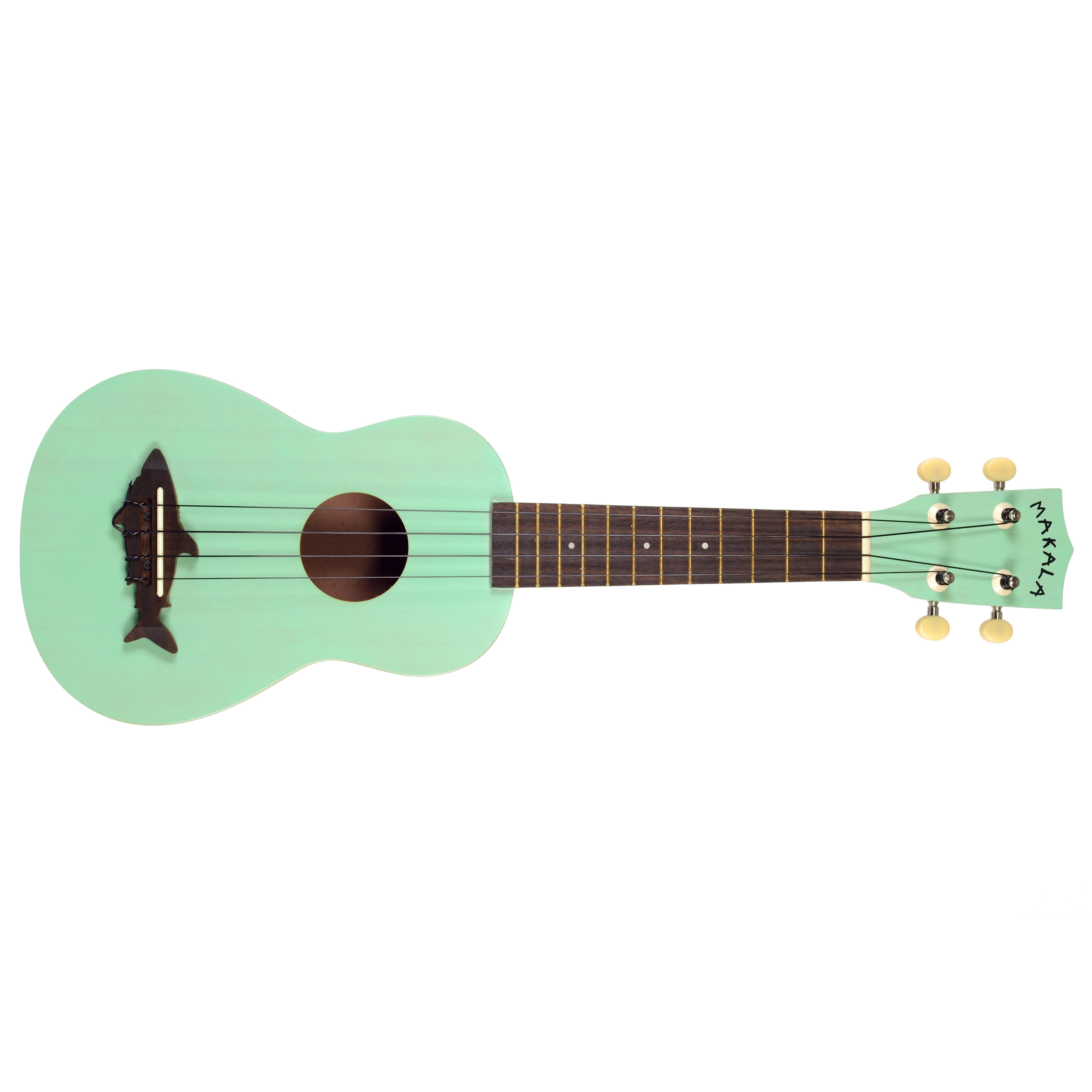 Kala Makala Shark Soprano Ukulele Green