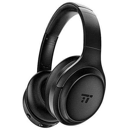 TaoTronics Active Noise Cancelling Headphones [2019 Upgrade] Bluetooth Headphones Over Ear Headphones Hi-Fi Sound Deep (Best Active Noise Cancelling Headphones 2019)