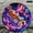 12x12in, variant on Patifu 10 Inch Galaxy Cat Sushi Wall Clock Silent Mechanical Movement Durable Wood 10x10in