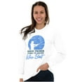 thumbnail image 4 of Fly Fishermen's Bait Humor Cool Funny Plus Size Long Sleeve Graphic Tee Shirt Brisco Brands 2X, 4 of 5