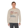 thumbnail image 5 of Truck Driver Sweatshirt Gifts Crew Neck Shirt Long Sleeve Unisex, 5 of 5