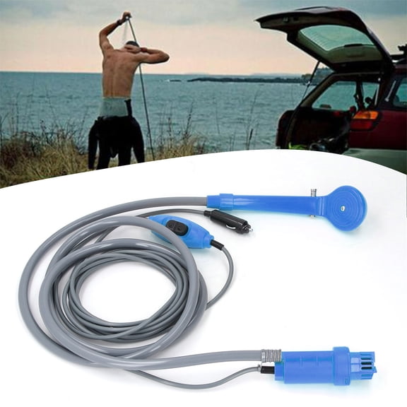 Car Plug Shower Kit 36W Portable Electric Vehicle Mounted Shower Kit For Outdoor Camping Car Washing Irrigation