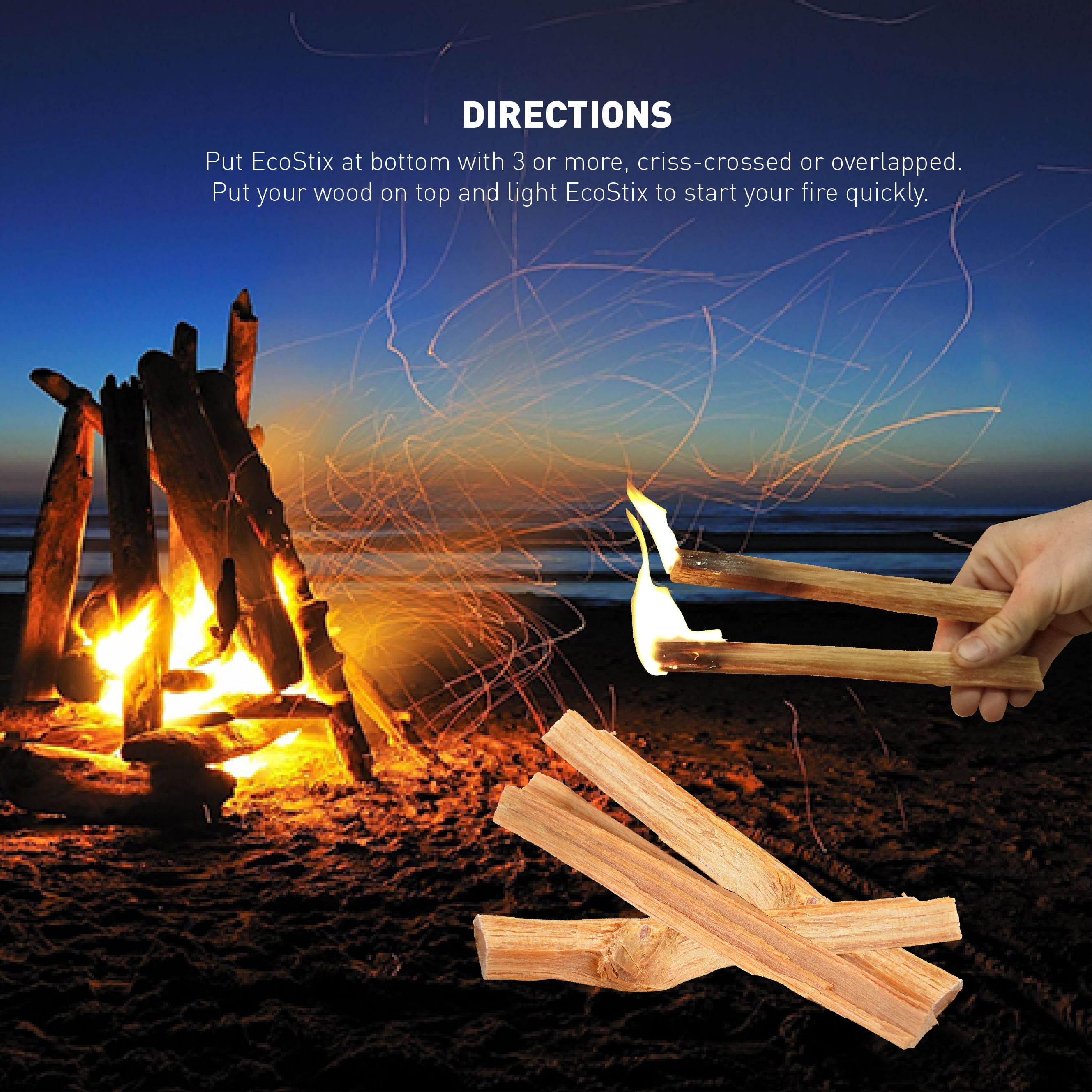 Eco-Stix Fatwood Fire Starter Kindling Firewood Sticks – Bulk Packaged  Firestarters – 100% All Natural Resi ECOSTIX 25LB - Walmart.com