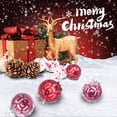 thumbnail image 6 of Christmas Ball Ornaments,24ct Shatterproof Plastic Decorative Christmas Ornaments Hanging Xmas Tree Baubles Set with Stuffed Delicate Glittering Decorations for Holiday Party Home Decor(Red), 6 of 6