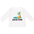 thumbnail image 3 of Inktastic Kauai Time Hawaii Island Boys or Girls Long Sleeve Toddler T-Shirt, 3 of 5