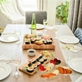 thumbnail image 5 of NOGIS Bamboo Wooden Boat Disposable Wood Boat Plates Dishes Mini Sushi Boat Sushi Serving Tray Bamboo Leaf Boat Food Container Wood Bowl for Catering and Home Use 100pcs (3.3x2.3inch), 5 of 7