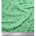 thumbnail image 1 of Soimoi Satin Silk Fabric Artistic Flower & Dots Print Fabric by Yard 42 Inch Wide, 1 of 3