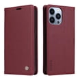 thumbnail image 4 of Funda para iPhone 13 Pro Max Estuche de Cuero PU Tipo Cartera con Ranuras para Tarjetas y Cierre Magnético, 4 of 5