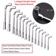 thumbnail image 5 of Double-head Casing Pipe Socket Wrench L-shaped Perforated Elbow 7-Shaped Hex, 5 of 5