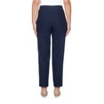 thumbnail image 4 of Alfred Dunner Womens Petite Classic Allure Fit Proportioned Pant With Elastic Comfort Waistband, 4 of 5