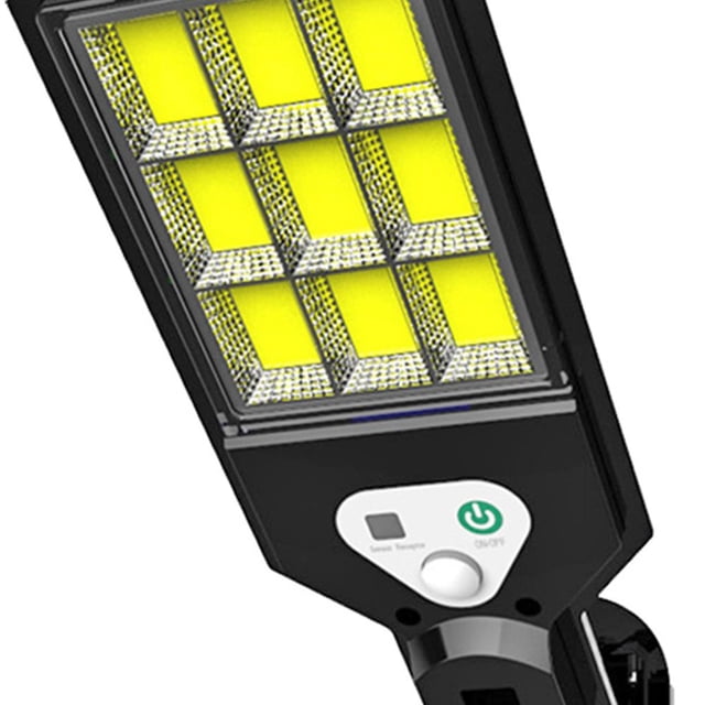 Lámpara de pared con energía solar Sensor de movimiento PIR impermeable Luz de patio al aire libre (E) JShteea Para estrenar