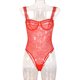 thumbnail image 1 of Ropa interior sexy siamesa para mujer, estilo europeo y americano, con encaje y flores, ajuste cómodo, siamesa, 1 of 6
