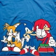 thumbnail image 2 of SEGA Boys Sonic The Hedgehog Shirt - Featuring Sonic, Tails, and Knuckles - The Hedgehog Trio - Official T-Shirt, 2 of 7