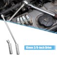 thumbnail image 2 of Unique Bargains 1 Set 16mm 3/8 inch Universal Car Drive Magnetic Spark Plug Socket Drive 12 Point Socket Removal Tool, 2 of 7