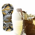 thumbnail image 4 of Golf Club Head Cover Golf Head Cover Elástico resistente a los arañazos Protector de moda Amarillo Grande Cola Cubierta de la cabeza del palo de golf, 4 of 8
