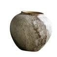 thumbnail image 2 of deevoka Ceramic Flower Vase Vintage Decorative Table Vase for Bedroom Entrance Shelf 22cm, 2 of 8