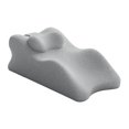 thumbnail image 4 of Almohada de rodillas suave para dormir, cojín de apoyo para rodillas para viajes, camping y oficina. gris, 4 of 9