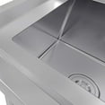 thumbnail image 6 of Ktaxon Freestanding 39" 3 Compartment Commercial Stainless Steel Sink, Silver, for Laundry Room, Kitchen, 6 of 8