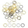 thumbnail image 1 of Unique Bargains Open Jump Rings 50Pack 15mm O-ring Connectors for Jewelry Making, Multi Color, 1 of 5